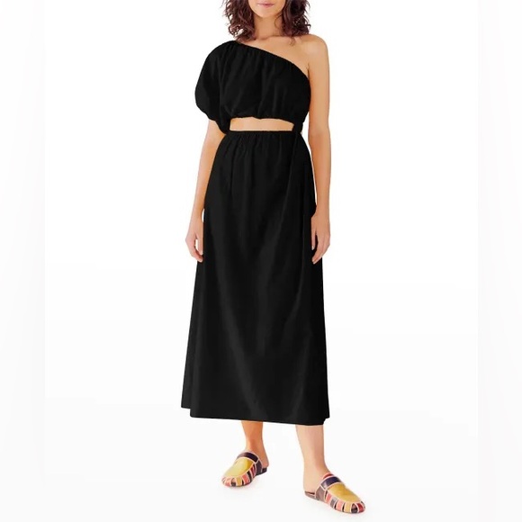 FARM Rio Dresses & Skirts - Farm Rio One-Shoulder Open-Waist Dress
